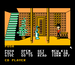 Green tentacle in Maniac Mansion for NES
